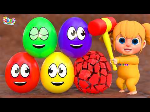 Com Enormes Ovos Surpresa | Músicas Infantis | ChiLii em Português – Canções Infantis