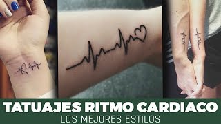 Tatuajes Con El Estilo Del Ritmo Cardiaco O Latidos Del Corazon Youtube