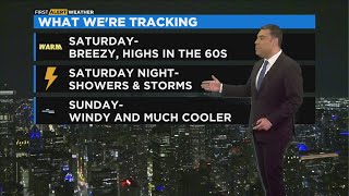 Celebrity Chicago First Alert Weather: Warm And Breezy Saturday, Rain Saturday Night Profile