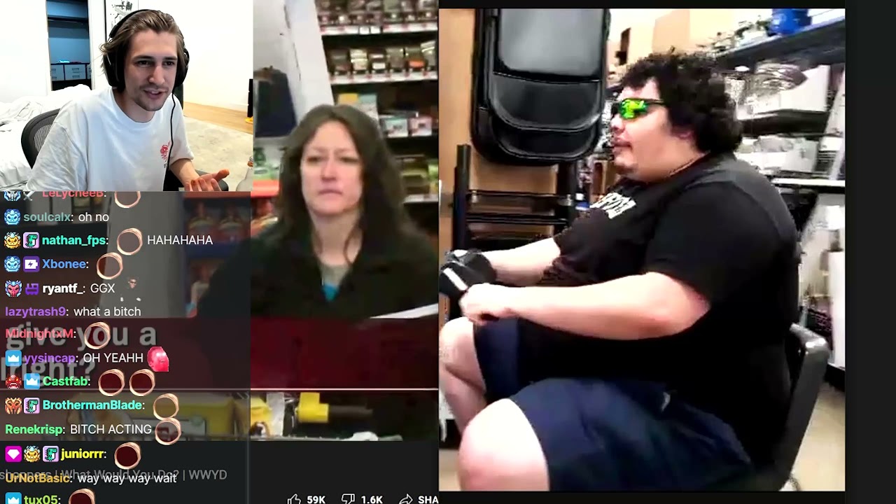 xQc Gets send a photo of old GreekGodX Driving Electric Carts YouTube