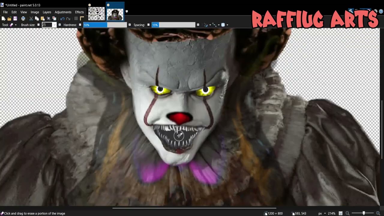 NIGHTMARE PENNYWISE SPEED PAINT- ((SPEED PAINT)) (Welcome to Derry FNAF theory) Welcome to (((Penny)