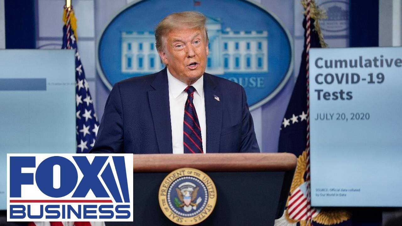 Trump holds news conference on schools reopening