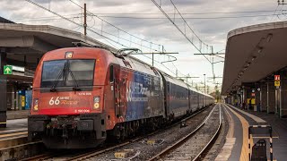 LA SPETTACOLARE Rh.1216 006 “66 Jahre ROCO” in testa all’EUROCITY da WIEN/MÜNCHEN a BOLOGNA C. LE!