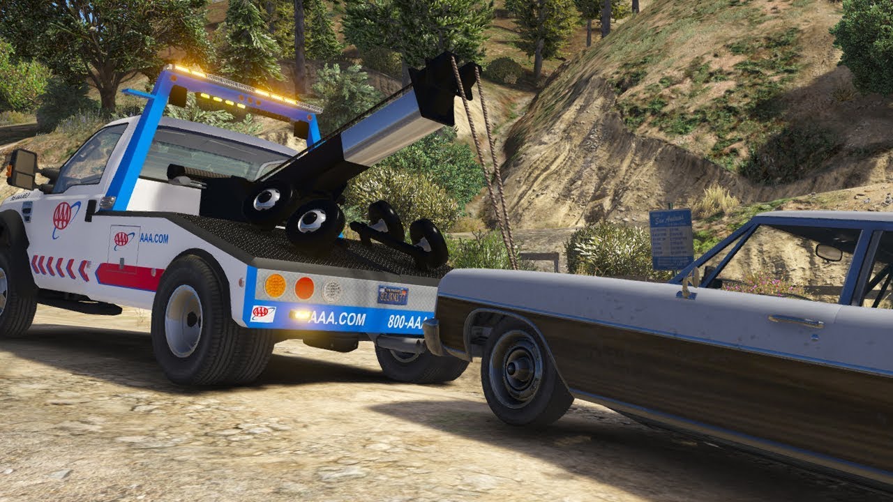 Los Santos Goes to Work Day 26 AAA Towing YouTube