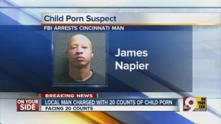 Man arrested on 20 counts relating to producing child porn