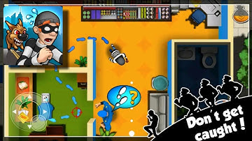 Robbery Bob: King Of Sneak - Chapter 1 Part 1 The Suburbs All Levels Gameplay Android,iOS