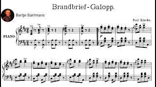 Paul Lincke - Brandbrief Galopp C. 1900