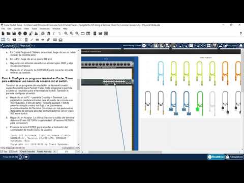 #2 Packet Tracer - Navegar por el IOS mediante un cliente de terminal | Redes