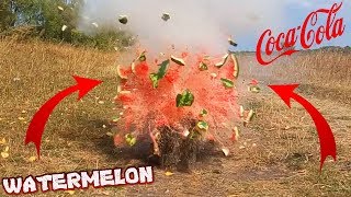 Crazy Experiments Ice Coca Cola vs HYDRAULIC PRESS vs Foam vs Watermelon vs Eggs vs Matches