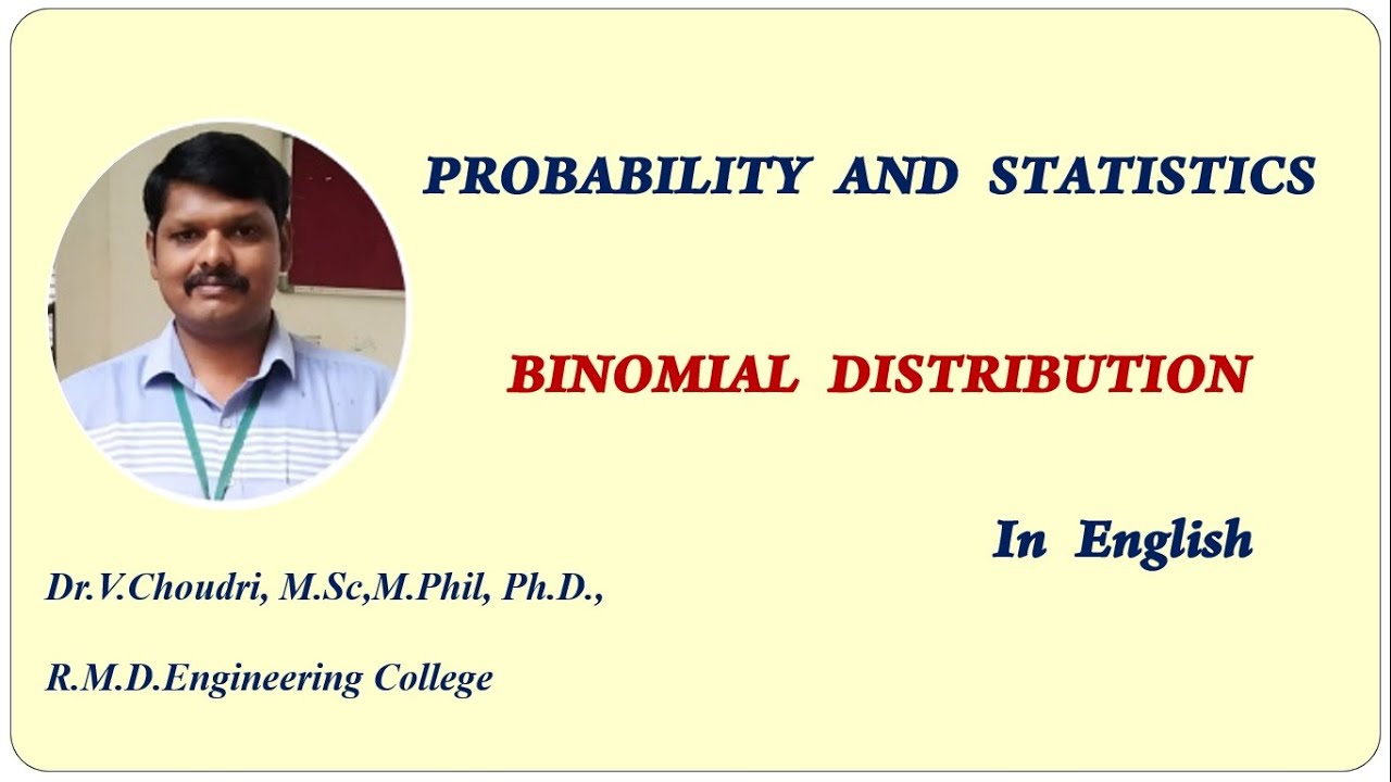 Binomial Distribution - Probability and Statistics in English - YouTube