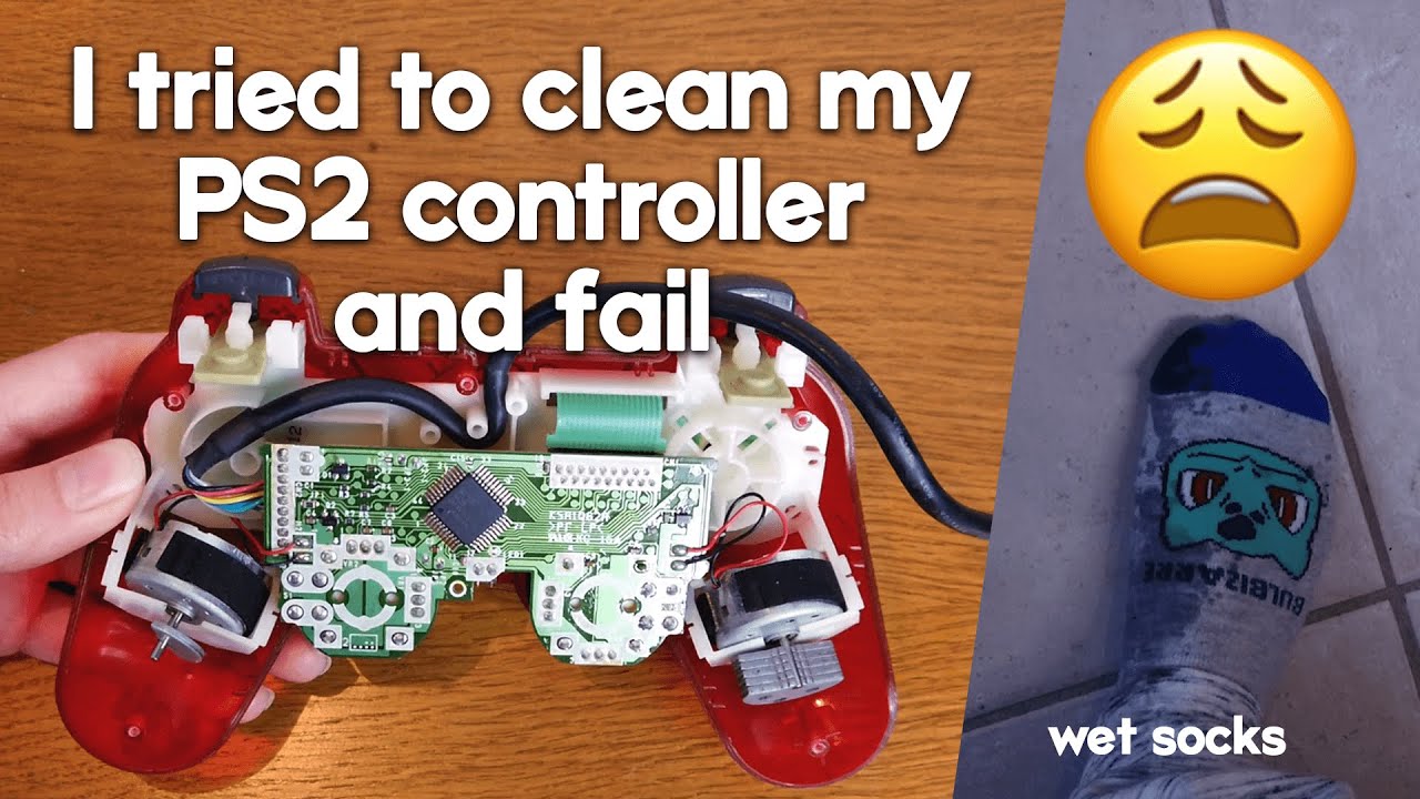 Tried to fix my controller but wet myself instead - YouTube