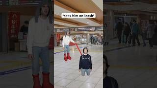 When You See A Kid On A Leash 🤣 #shorts #relatable