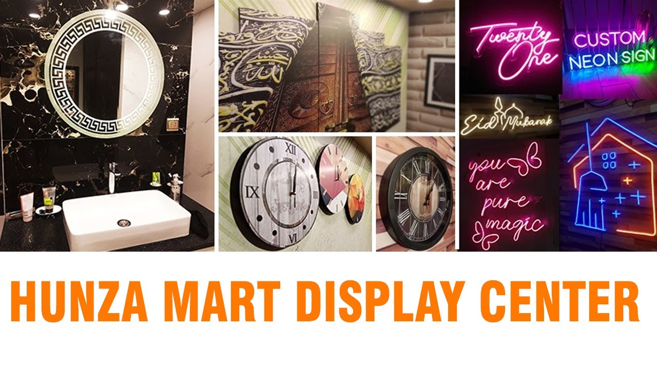 Hunza Mart Display Center Home Decor Store Decoration Shop