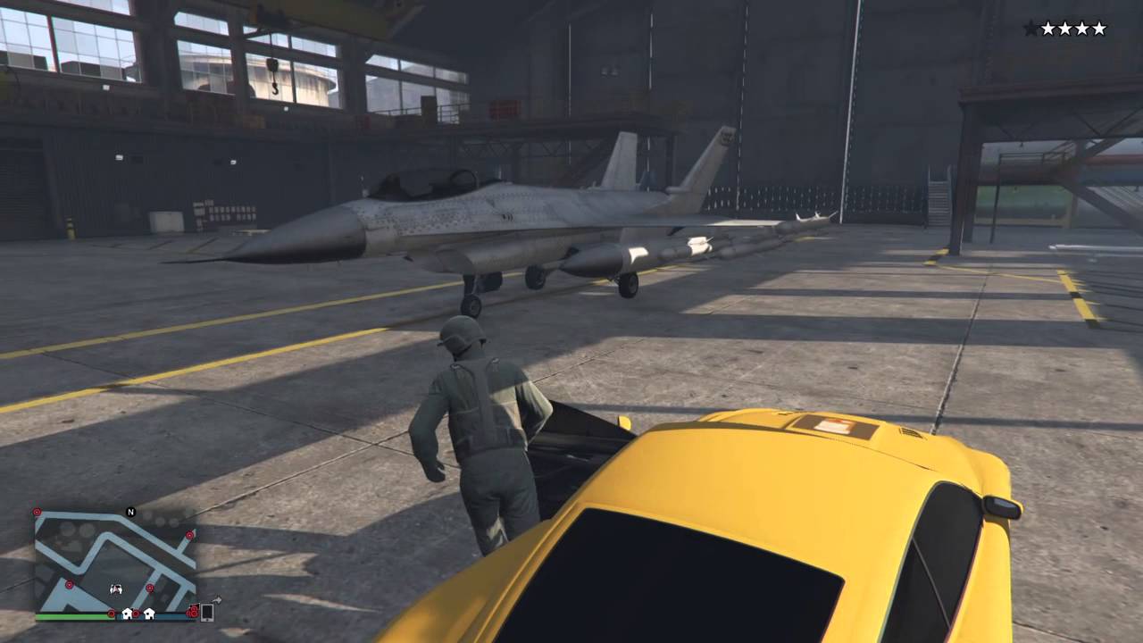 Gta5 安全に戦闘機を盗む方法 Youtube