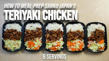 How to Make Sarku Japan's Teriyaki Chicken | $2 Meal Prep