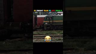 3 WAG-9 😱 One Freight Train! 🚆 Indian Railways Shocking Power 💥 #shorts