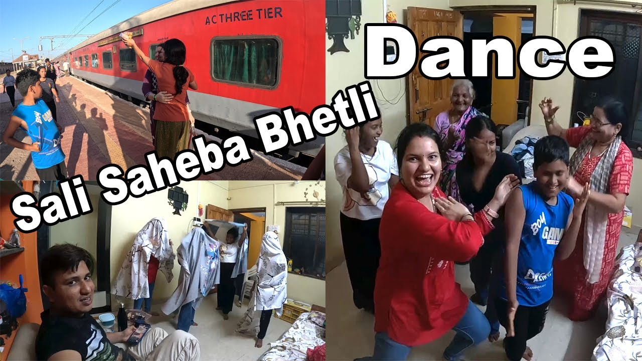 काजलची बहीण भेटली ❤️ आजी सोबत केला डान्स 😂गुलाबी साडी वर😁 Meet Kajal's Sister 🤗Did Dance with Family