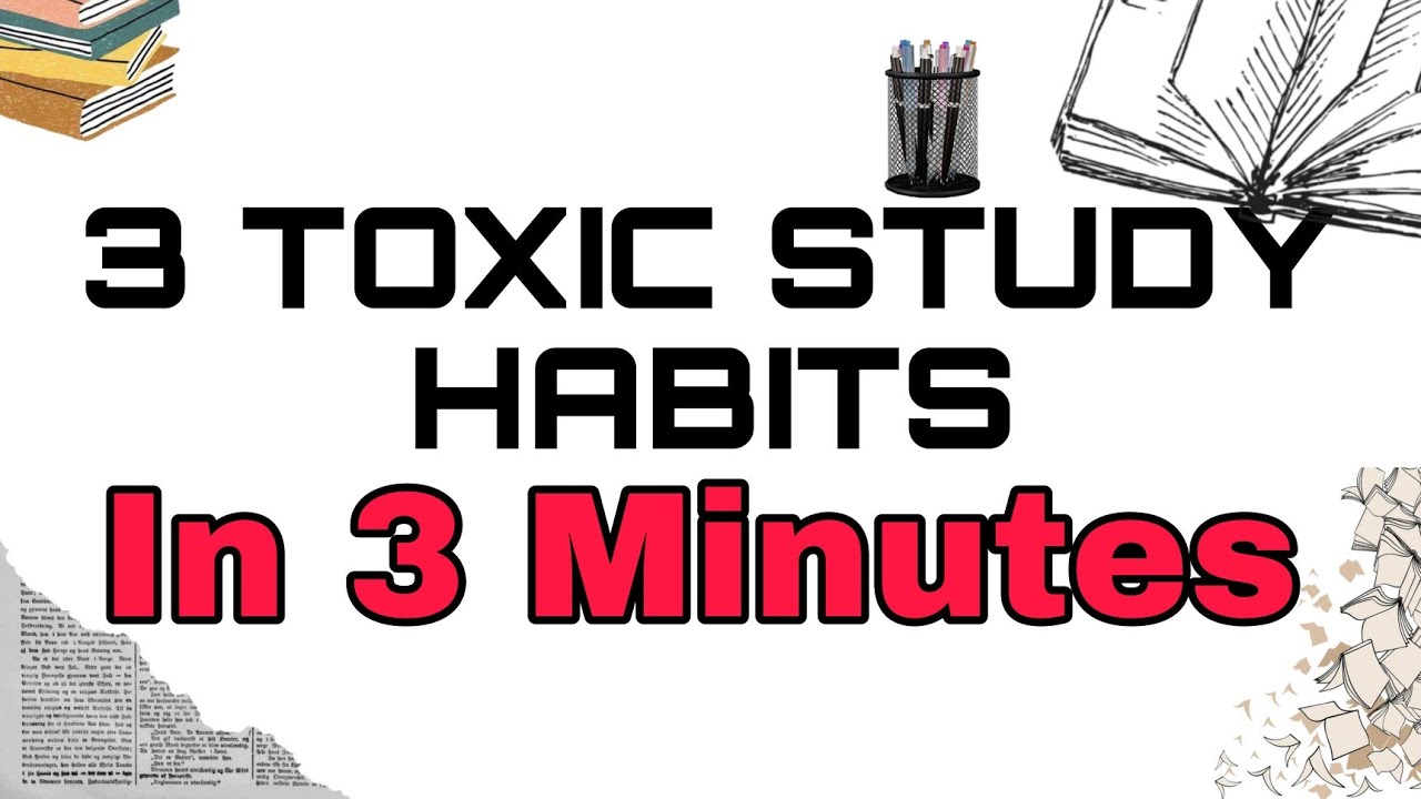 3 Toxic habits in 3 minutes | EdUIs PoWeR - YouTube