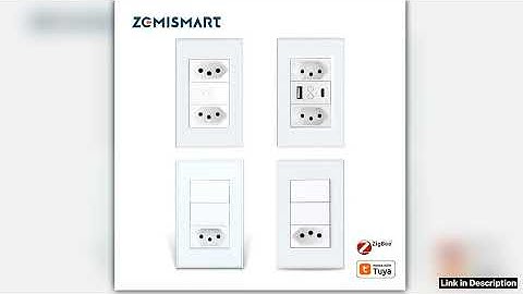 Zemismart Zigbee Smart Brazil Socket 10A 20A Outlets Work with Tuya Smart Life App Alexa Google Hom