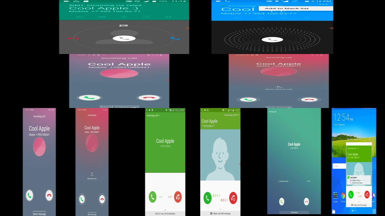 Различные мелодии звонка и телефоны / Samsung Galaxy, BQ и Fly