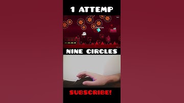 Can I Beat Nine Circles on My First Attempt? #geometrydash #gdupdate #gd #gaming
