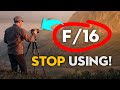 Use this aperture for better photos in landscape photography instead