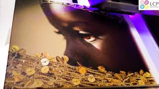 Incredible High-Definition UV Printed African Girl Canvas Wall Art By Leap Color Printing
