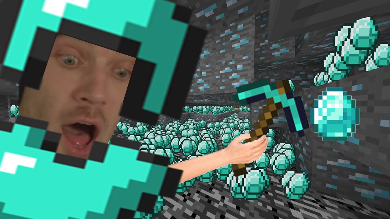 Pewdiepie Shows You How To Get Diamonds In Minecraft Roblox - YouTube