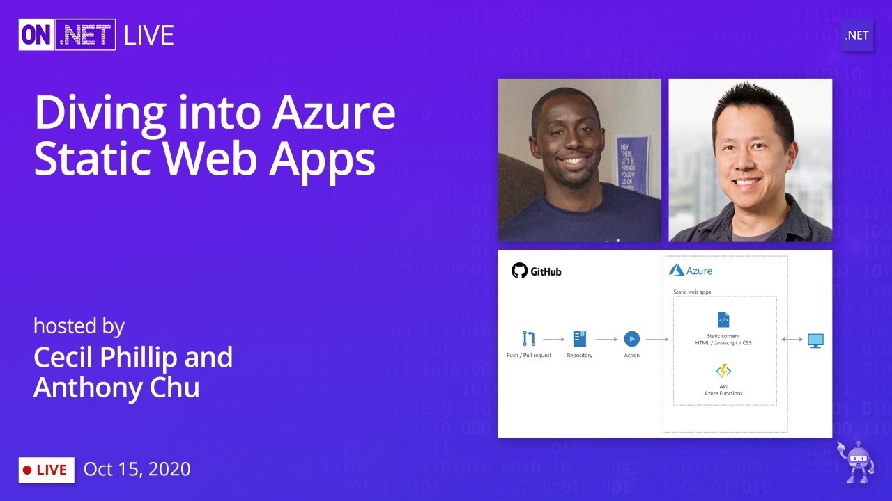 On .NET Live - Diving into Azure Static Web Apps