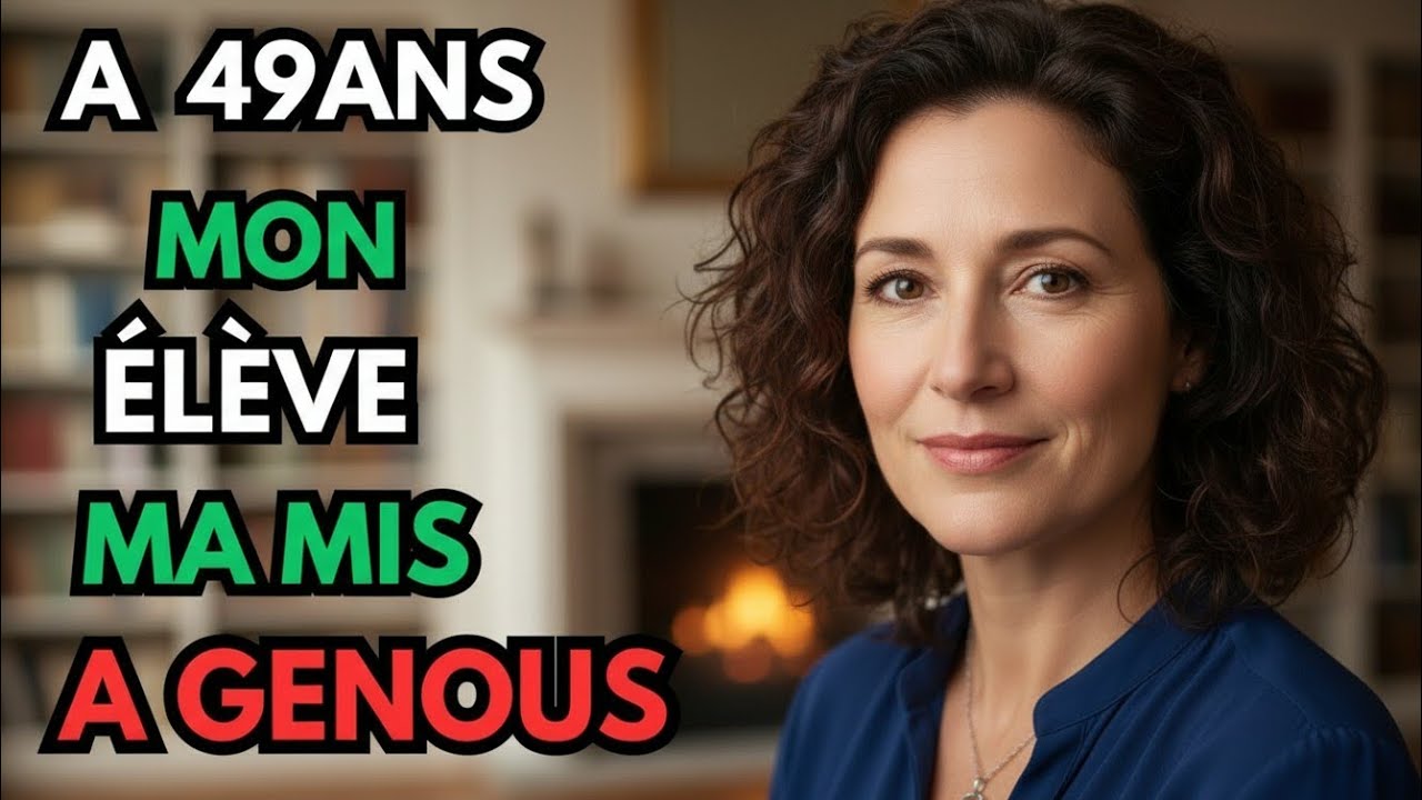 À 49 ans... MON Etudiant m'a dit: « Courbe-toi »... Et là, tout a basculé ! @redditreddit histoires,