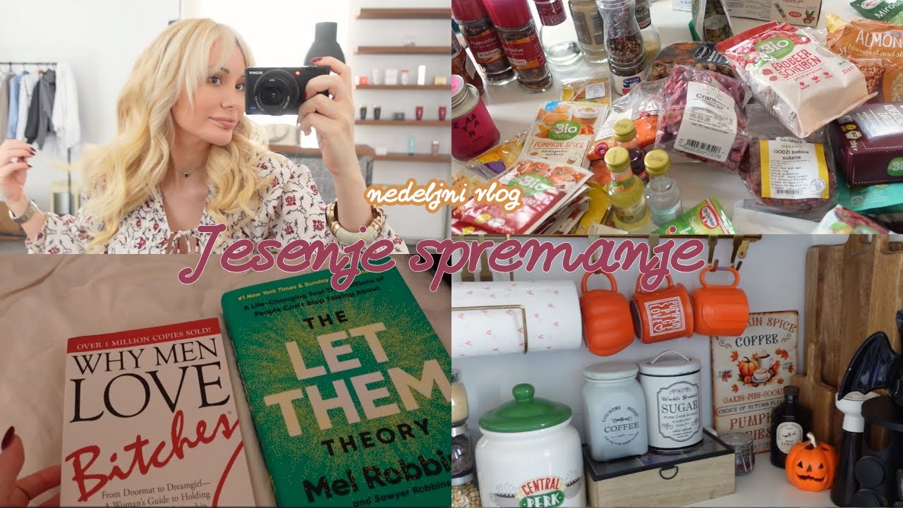 JESENJE UKRAŠAVANJE, VELIKO SREĐIVANJE KUHINJE, MUCNINE SA IR I NEDELJNI VLOG