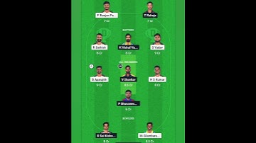 CSG VS ITT Dream 11 prediction # csg vs itt dream 11 team # shorts # video # Indian # gaming # 2.0 #