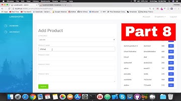 #8 LaraShop || Create Categories || E-commerce website in Laravel 5.5 tutorial