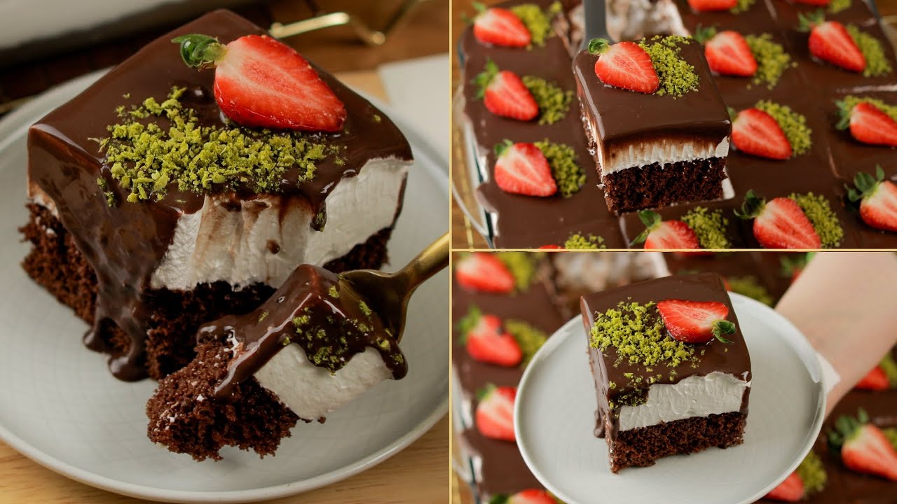 كيكة الشوكولا السريعة بالخلاط بالحجم العائلي الصينية حتخلص كلها