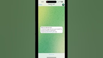 How to Use ChatGPT on Telegram | #OpenAI #AI #ChatGPT