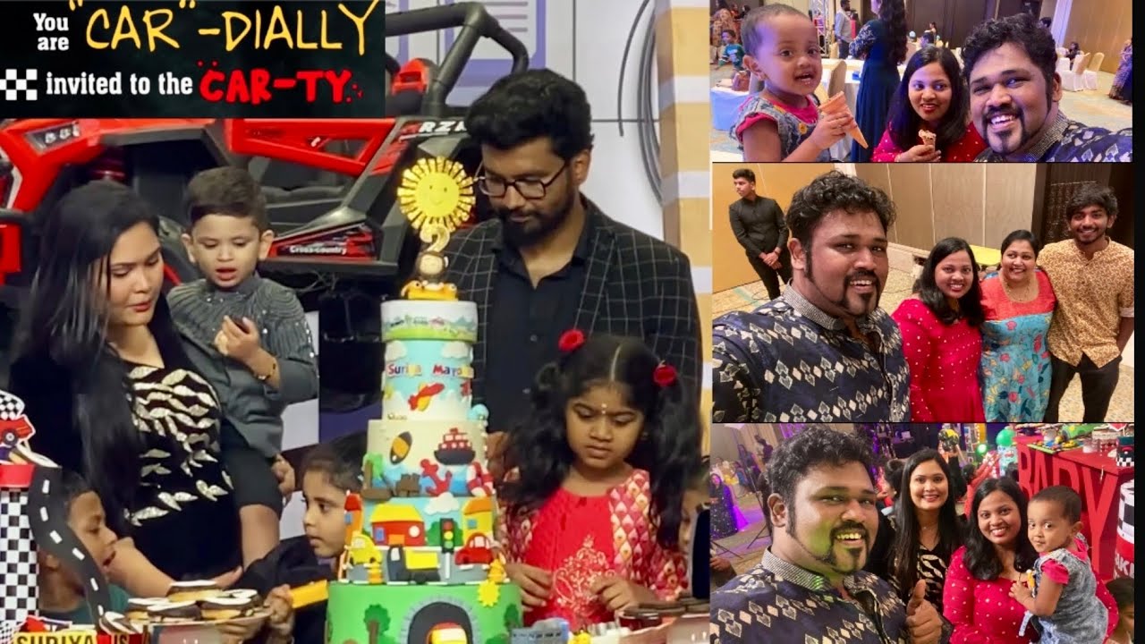 Asmitha’s son Birthday Party @ The Leela Palace Chennai🥳🎉 #aruvameesaikoduvaparva #grandbirthday