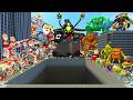 ALL GOO GOO GAGA OMNIDROIDS ITALIAN MEMES TEAM RAGDOLL CHALLENGE BIG CITY DEEP PIT in Garry's Mod