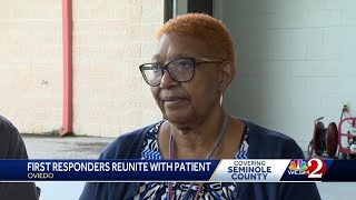 Oviedo woman reunites with first responders