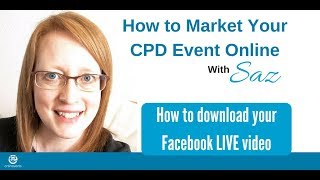How to Download your Facebook LIVE video for Repurposing