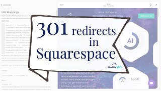 Set up 301 redirects in Squarespace