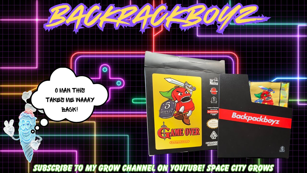 BACKPACKBOYZ STRAIN REVIEW: Game Over (🎮🗡️🔥) NOSTALGIC PACKAGING!!