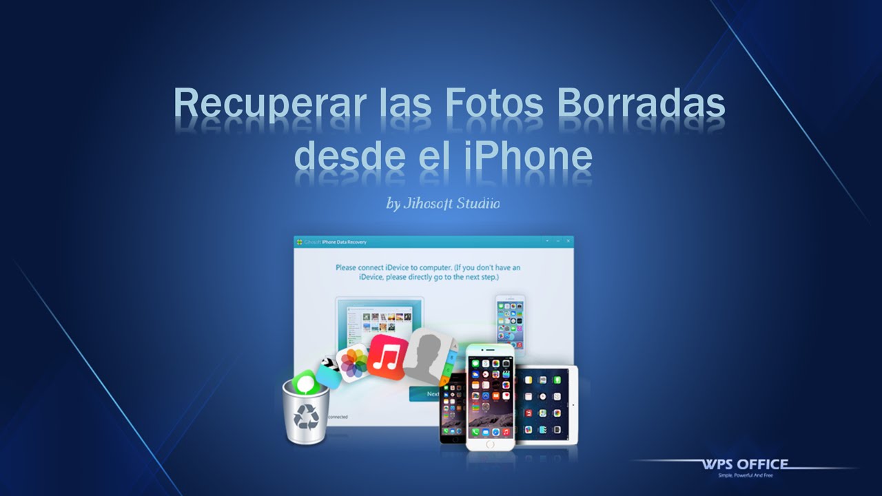 Recuperación de Fotos iPhone: Recuperar Fotos Borradas de iPhone - YouTube