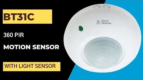 Best 360Ceiling Mounted Motion Sensor with Light Sensor and Energy Saving Features | BlackT Bt31c