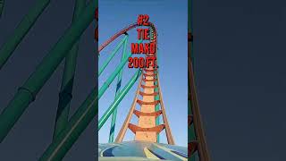 RANKING Florida's Tallest Roller Coasters #shorts #florida #coasters