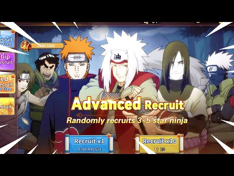 The Best Advanced Recruit Summons! - Naruto: God Of Shinobi: Rebirth