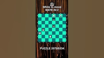 Chess puzzle series 🧩2075/5334 #chess #puzzle #learnchesstactics #magnuscarlsen #polgar #chessbooks