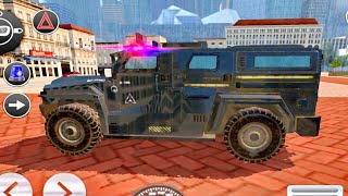 【GAME】| 🎮ขับรถตำรวจ ลาดตระเวนรอบเมือง | American Police Car Driving | 3IN1【MOBILE GAMEs】❤️ screenshot 2