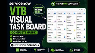 Visual Task Board in ServiceNow Explained Simply | VTB Full Demo