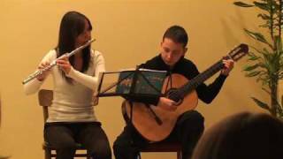 Video thumbnail of "My Jesus, My Savior on flute and guitar"