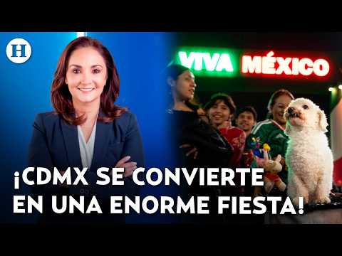 ¡Entre pozole, banderas y música! Así celebran miles de personas las fiestas patrias en la CDMX